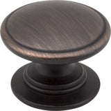 Jeffrey Alexander 3980-DBAC 1-1/4" Diameter Brushed Oil Rubbed Bronze Durham Cabinet Knob