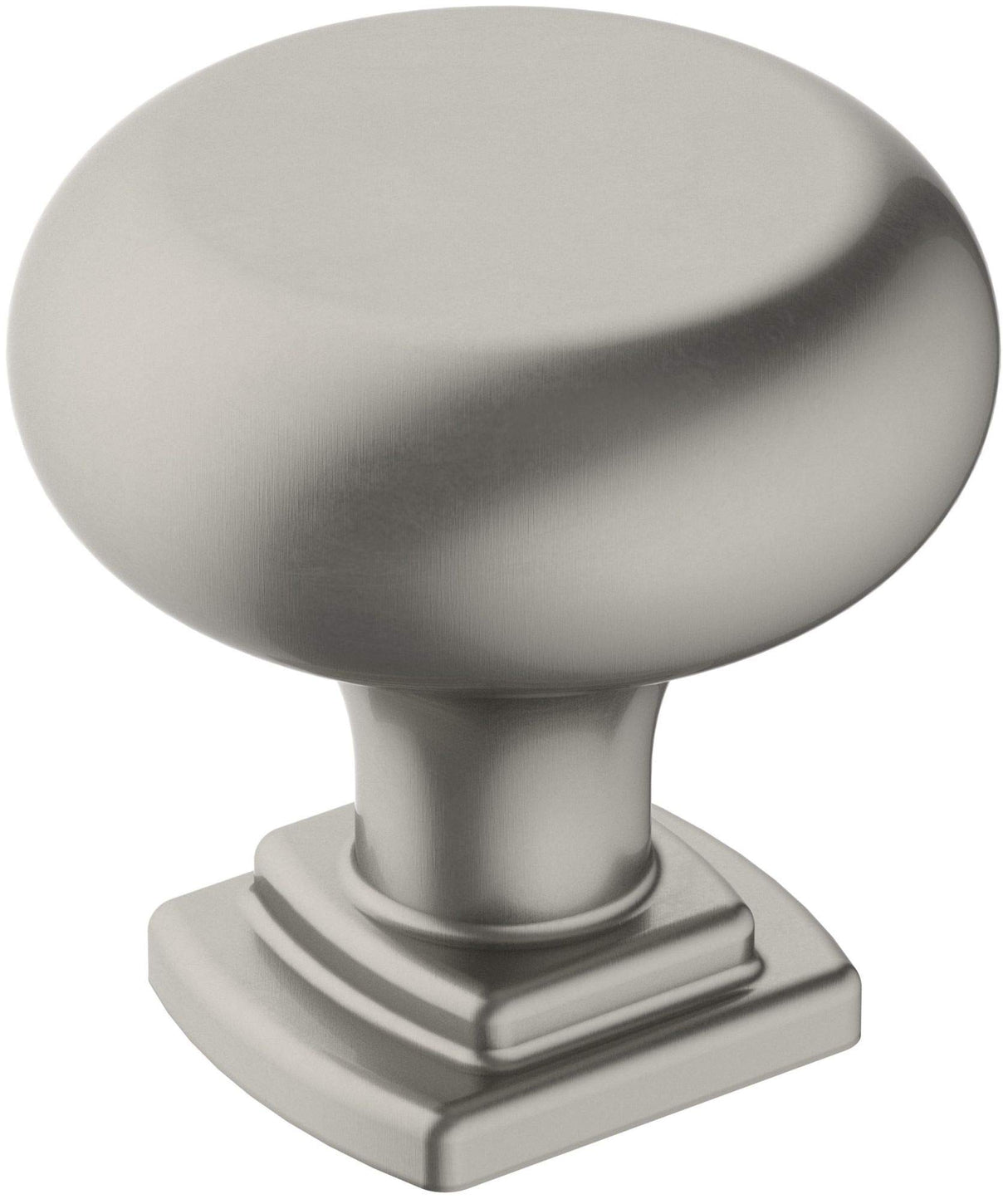 Amerock Cabinet Knob Satin Nickel 1-1/4 inch (32 mm) Diameter Surpass 1 Pack Drawer Knob Cabinet Hardware