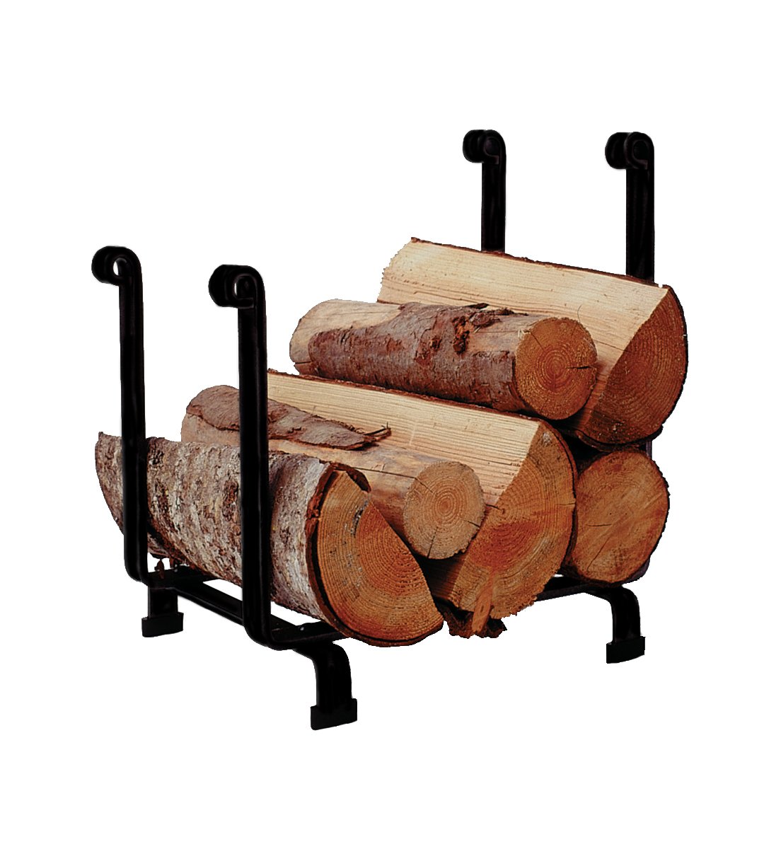 Enclume LR7 BKT Indoor/Outdoor Hearth Fireplace Log Rack BK