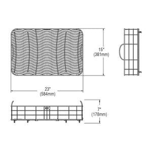 Elkay LKWRB2416SS Stainless Steel Rinsing Basket