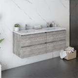 Fresca FCB31-2424ASH-CWH-U Modern Bathroom Vanity