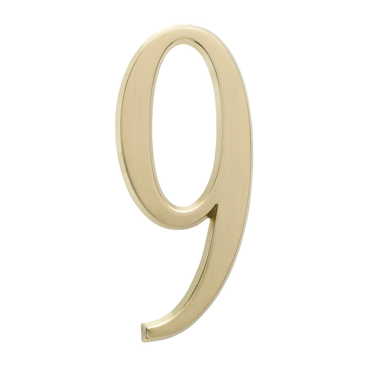 Whitehall 11219 -  4.75" Number 9 Satin Brass