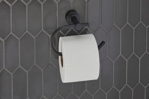 Gerber D446232BS Satin Black Parma Eurostyle Paper Holder
