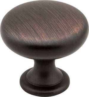 Elements 3910-DBAC-R 1-3/16" Diameter Brushed Oil Rubbed Bronze Madison Retail Packaged Cabinet Mushroom Knob