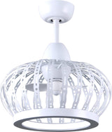 Matthews Fan DM-MWH Dana ceiling fan pendant in Matte White finish.