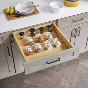 Hardware Resources SPO24-B27 24" Drop-In Spice Tray Drawer Insert
