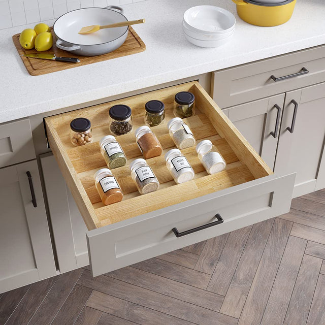 Hardware Resources SPO24-B27 24" Drop-In Spice Tray Drawer Insert