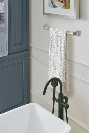 Amerock BH3603326 Chrome Towel Bar 18 in (457 mm) Towel Rack Revitalize Bathroom Towel Holder Bathroom Hardware Bath Accessories