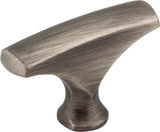 Elements 993BNBDL 1-5/8" Overall Length Brushed Pewter Aiden Cabinet "T" Knob