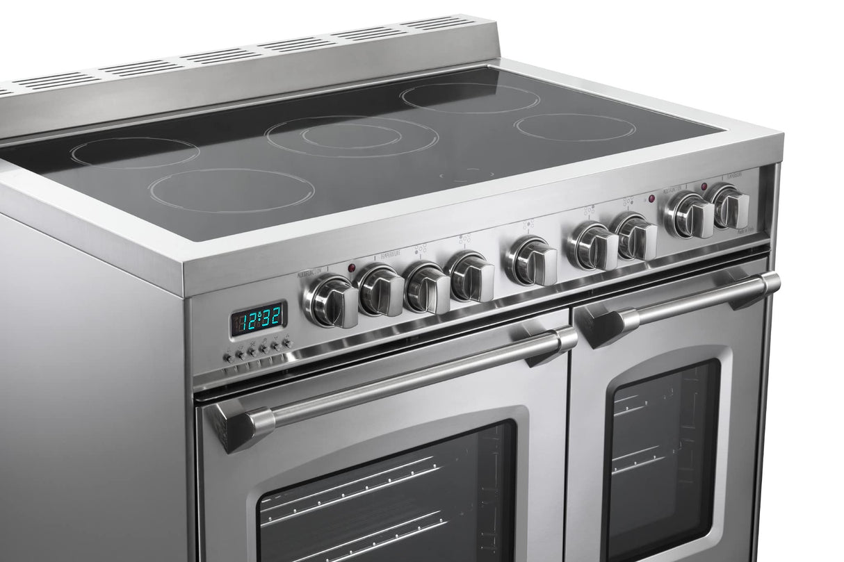 Verona VPFSEE365DSS Prestige 36" Electric Glass Top Double Oven Range - Stainless Steel