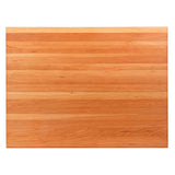 John Boos CHY-R02 Cherry Wood Cutting Board for Kitchen Prep, 1.5 Inch Thick, Large Edge Grain Rectangular Reversible Charcuterie Block, 24" x 18" 1.5" 24X18X1.5 CHY-EDGE GR-REV-