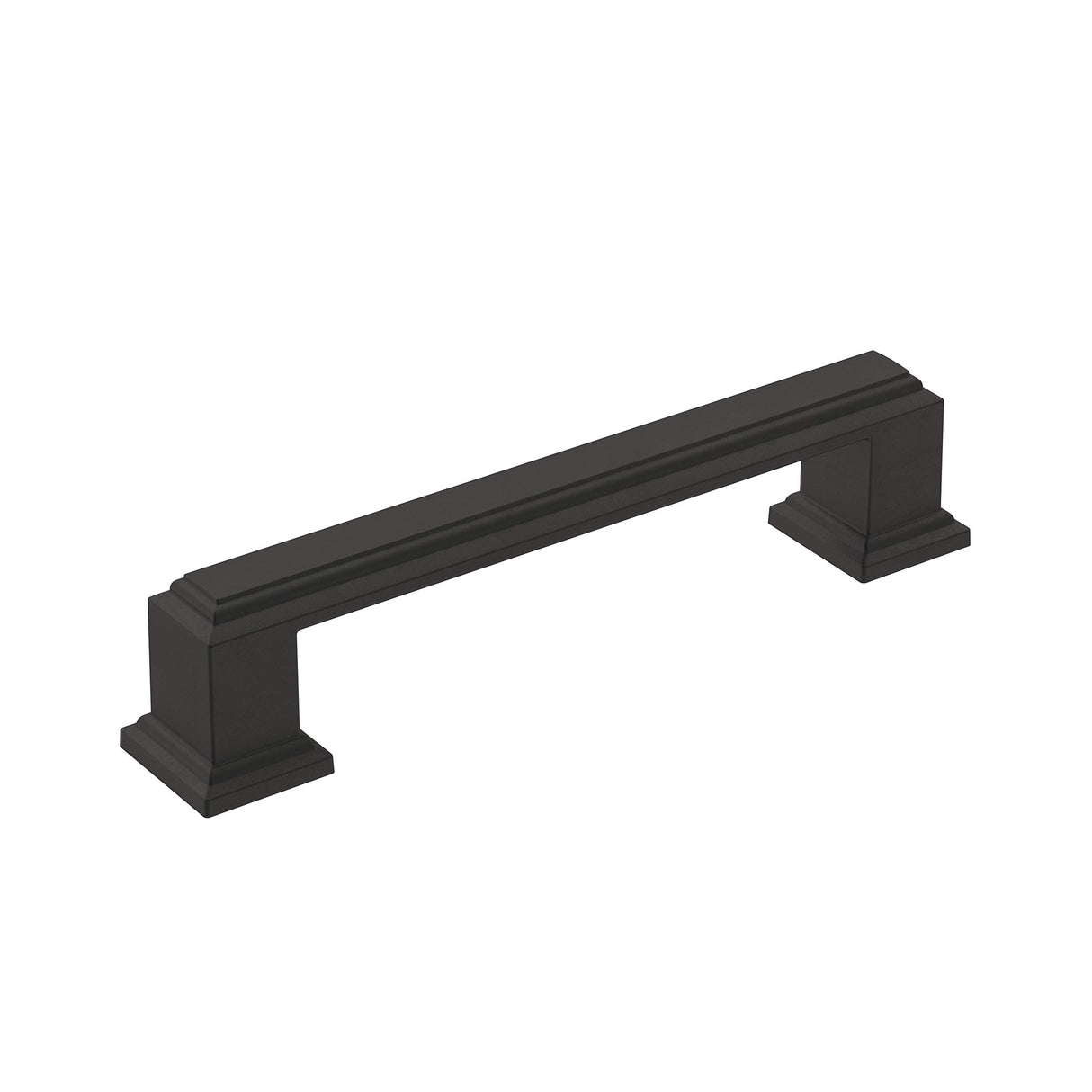 Amerock Cabinet Pull Matte Black 3-3/4 inch (96 mm) Center-to-Center Appoint 1 Pack Drawer Pull Cabinet Handle Cabinet Hardware