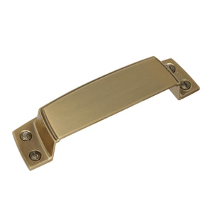 Amerock Cabinet Cup Pull Golden Champagne 3-1/2 inch (89 mm) Center to Center Highland Ridge 1 Pack Drawer Pull Drawer Handle Cabinet Hardware