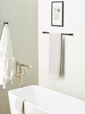 Amerock BH36084ORB Oil Rubbed Bronze Towel Bar 24 in (610 mm) Towel Rack Monument Bathroom Towel Holder Bathroom Hardware Bath Accessories