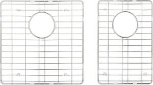 Hardware Resources HMS260-GRID Stainless Steel Bottom Grids for Handmade 60/40 Double Bowl Sink (HMS260)