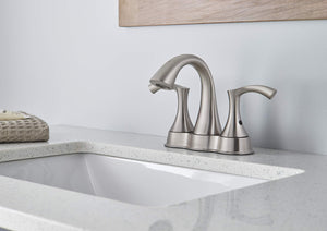 Gerber D301122BN Brushed Nickel Antioch Two Handle Centerset Lavatory Faucet