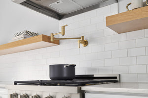 Gerber D205058BB Brushed Bronze Parma Wall Mount Kitchen Pot Filler