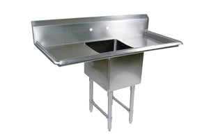 John Boos 1B184-2D18 B Series Stainless Steel Sink, 14