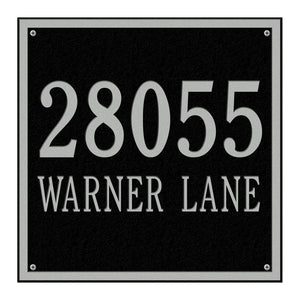 Whitehall 2117BS - Personalized Square Plaque - Estate -Wall - 2 line
