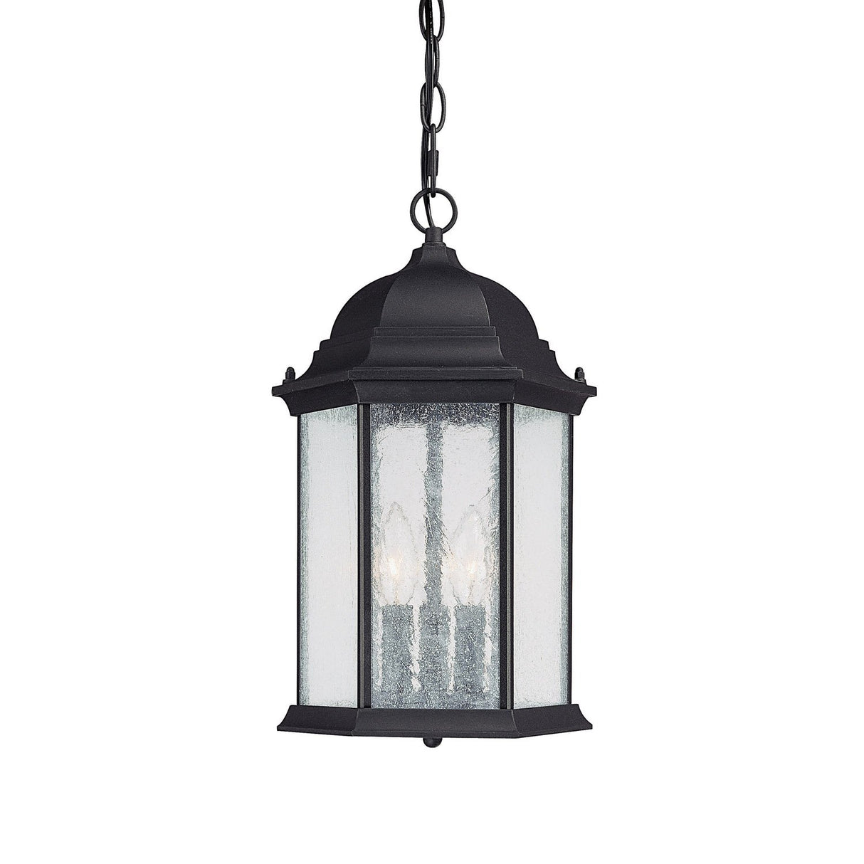 Capital Lighting 9836BK Main Street 3 Light Outdoor Hanging Lantern Black