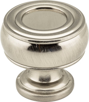 Jeffrey Alexander 127DBAC 1-3/16" Diameter Brushed Oil Rubbed Bronze Barrel Bremen 2 Cabinet Knob