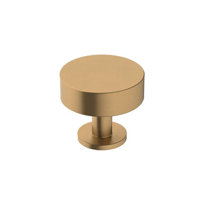 Amerock Cabinet Knob Champagne Bronze 1-1/4 inch (32 mm) Diameter Radius 1 Pack Drawer Knob Cabinet Hardware