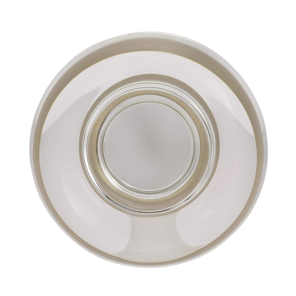 Amerock Cabinet Knob Clear/Golden Champagne 1-3/4 inch (44 mm) Diameter Glacio 1 Pack Drawer Knob Cabinet Hardware