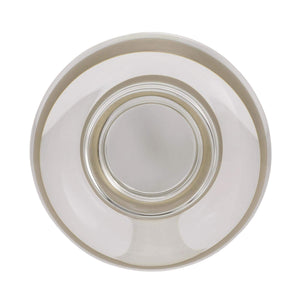 Amerock Cabinet Knob Clear/Golden Champagne 1-3/4 inch (44 mm) Diameter Glacio 1 Pack Drawer Knob Cabinet Hardware