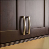 Jeffrey Alexander 519-128NI 128 mm Center-to-Center Polished Nickel Delgado Cabinet Pull