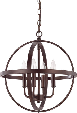 Capital Lighting 317541BZ Hartwell 4 Light Pendant Bronze