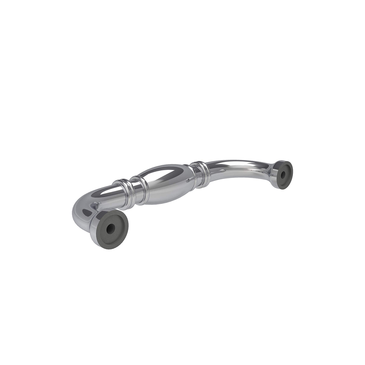 Amerock Cabinet Pull Polished Chrome 3-3/4 inch (96 mm) Center-to-Center Granby 1 Pack Drawer Pull Drawer Handle Cabinet Hardware