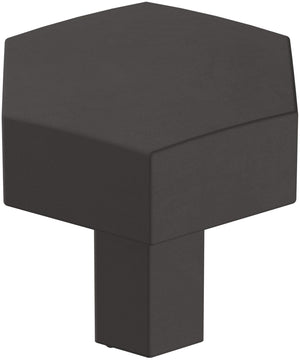 Amerock Cabinet Knob Matte Black 1-1/4 inch (32 mm) Diameter Caliber 1 Pack Drawer Knob Cabinet Hardware