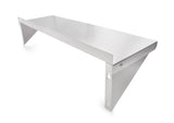 John Boos EWS8-1660 Stainless Steel Standard Wall Shelf, 60" Length, 16" Width