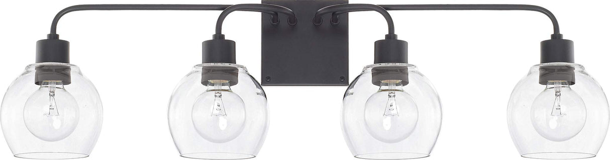 Capital Lighting 120041MB-426 Tanner 4 Light Vanity Matte Black