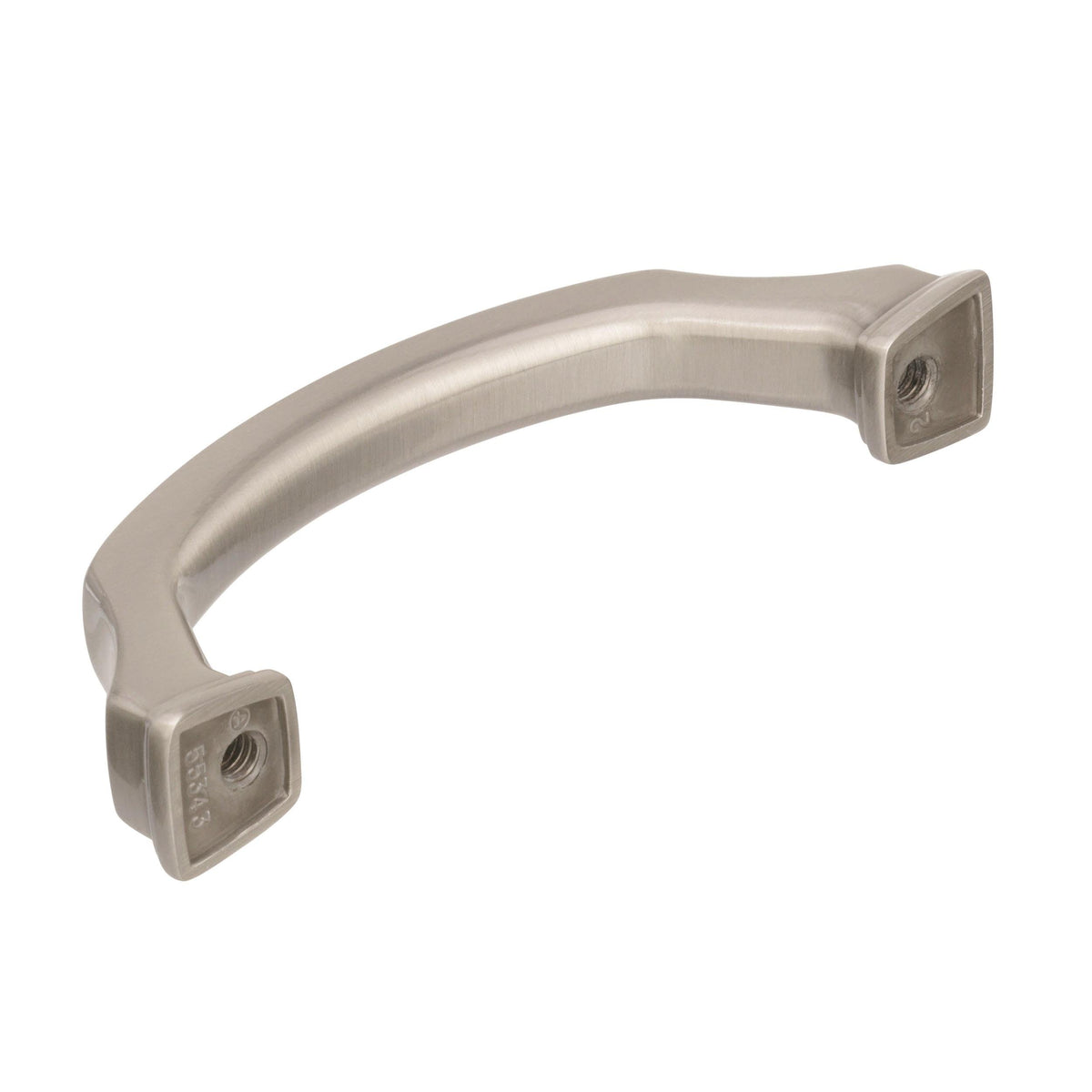 Amerock Cabinet Pull Satin Nickel 3 inch (76 mm) Center to Center Revitalize 1 Pack Drawer Pull Drawer Handle Cabinet Hardware
