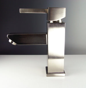 Fresca FFT1030BN Fresca Versa Single Hole Mount Bathroom Vanity Faucet - Brushed Nickel