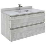 Fresca FCB3136ASH-CWH-U Modern Bathroom Vanity