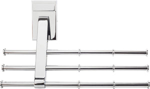 Hardware Resources 356T-PC Polished Chrome Tri-Level Hook Tie Organizer