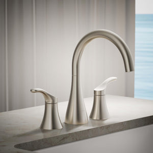Kohler T26426-4-CP SIMPLICE Deck-mount bath faucet trim, Polished Chrome
