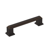 Amerock Cabinet Pull Oil Rubbed Bronze 3-3/4 inch (96 mm) Center-to-Center Appoint 1 Pack Drawer Pull Cabinet Handle Cabinet Hardware