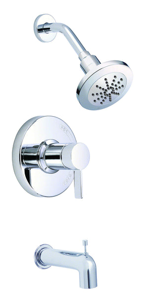 Gerber D511030TC Chrome Amalfi Tub & Shower Trim Kit, 1.75GPM