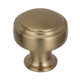 Amerock Cabinet Knob Golden Champagne 1-3/16 inch (30 mm) Diameter Highland Ridge 1 Pack Drawer Knob Cabinet Hardware