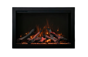 Amantii TRD-48-BESPOKE Traditional Bespoke - 48" Indoor / Outdoor Electric Insert Featuring, WiFi Compatibility, Bluetooth Connectivity, Multi Function Remote, and a Selection of Media Options