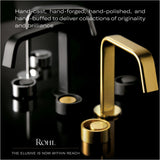 ROHL TE08D3LMMB Tenerife™ Widespread Lavatory Faucet With C-Spout