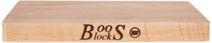John Boos 215 Chop-N-Slice Maple Wood Cutting Board for Kitchen Prep, 1" Thick, Small, Edge Grain, Square Charcuterie Block, 10" x 10", Reversible 10X10X1 MPL-EDGE GR-REV-NO GRV-