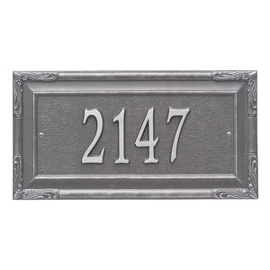 Whitehall 3286PS - Personalized Gardengate Plaque - Grande - Wall - 1 line
