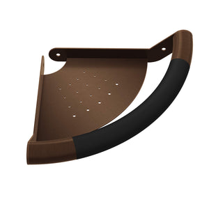 PULSE ShowerSpas 4003-ORB ErgoCornerBar Shelf, ADA Compliant, Soft-Grip, Oil-Rubbed Bronze