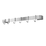 Enclume WR3 SS 36" Classic Wall Rack Utensil Bar w/ 6 Hooks SS