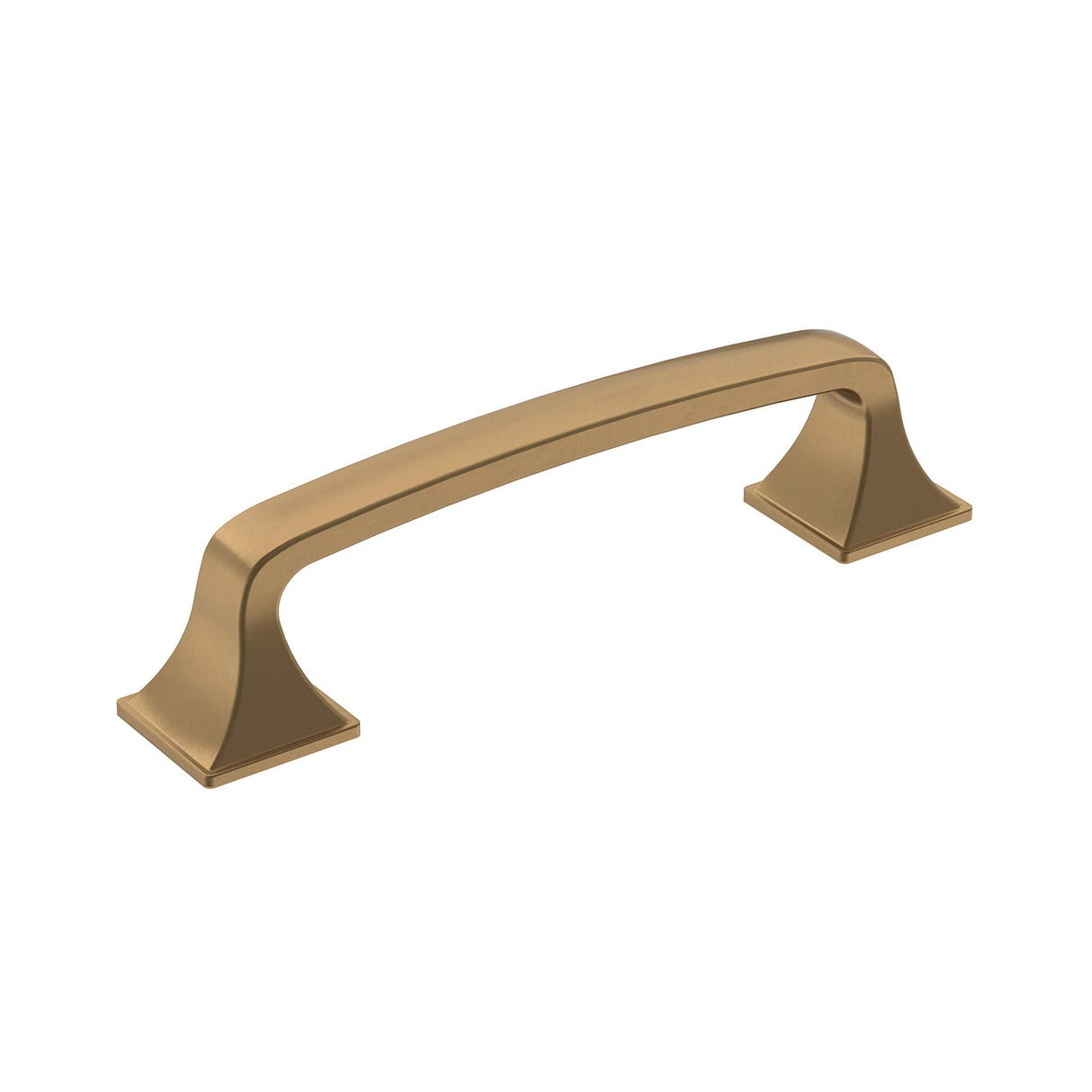 Amerock Cabinet Pull Champagne Bronze 3-3/4 inch (96 mm) Center-to-Center Ville 1 Pack Drawer Pull Cabinet Handle Cabinet Hardware