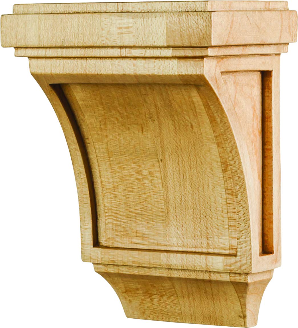 Hardware Resources COR22-5-CH 3" W x 2" D x 4" H Cherry Mission Corbel